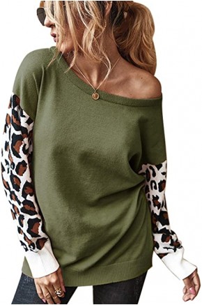Eze Boat-Neck Pullover in Green