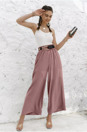 Lilah Lightweight Pants in Dusty Pink