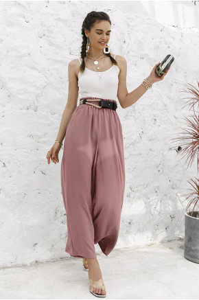 Lilah Lightweight Pants in Dusty Pink