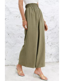 Lilah Lightweight Wide Pants in Green