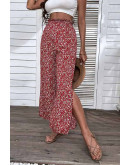 Boho Blossom Side Slits Pants