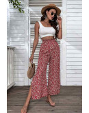 Boho Blossom Side Slits Pants