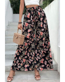 Twilight Bloom Wide-Leg Pants