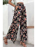 Twilight Bloom Wide-Leg Pants