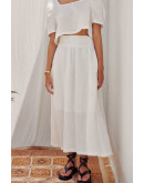 Pure Bliss Linen Maxi Skirt