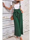 Manon Green Suspender Pants