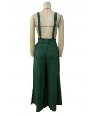 Manon Green Suspender Pants