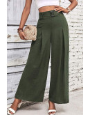 Lightweight Wide Leg Pants in Green