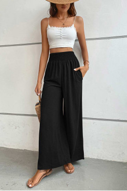 Maya Casual Flow Pants in Black