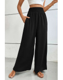 Maya Casual Flow Pants in Black