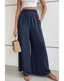 Maya Casual Flow Pants in Blue