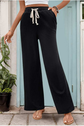 Black Drawstring Pants