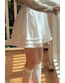 Ebbe White Ruffle Skirt