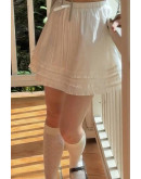 Ebbe White Ruffle Skirt