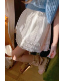 Ebbe White Ruffle Skirt
