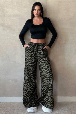 Urban Green Leopard Pants