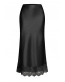 Lisette Lace Hem Black Skirt