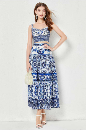 Mediterranean Tile Dream Dress