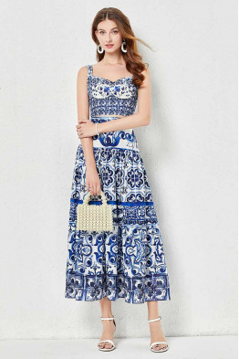 Mediterranean Tile Dream Dress