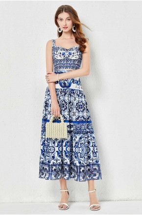 Mediterranean Tile Dream Dress