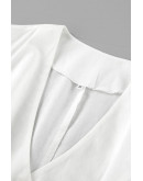 Waistcoat White Matching Set