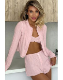 Layla Short Rose Pajama Set