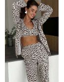 Zoey Leopard Lounge Set