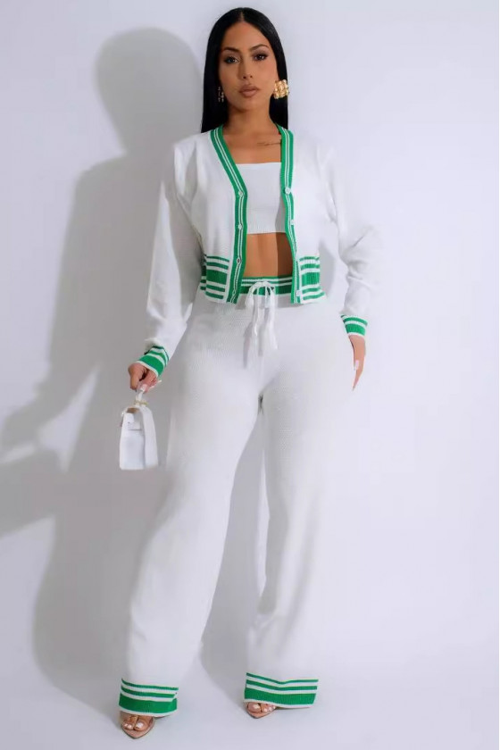 Emerald Edge Knitwear Set