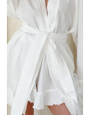 Carin White Loungewear Co-ord Set