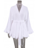 Carin White Loungewear Co-ord Set