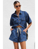 Denim Blue Co-Ord Set