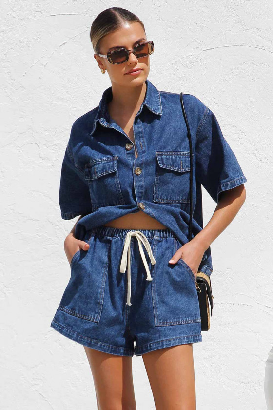 Denim Blue Co-Ord Set