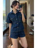 Denim Blue Co-Ord Set
