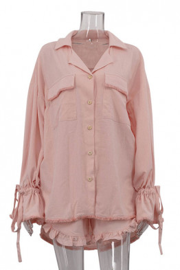 Frayed Pocket Lounge Set