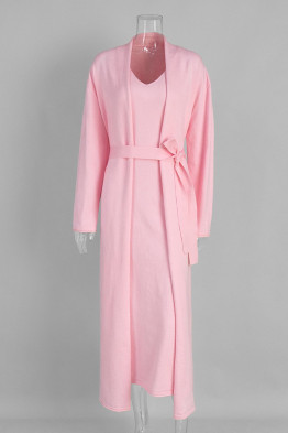 Soft Knit Luxe Set in Rose