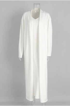 Soft Knit Luxe Set in White