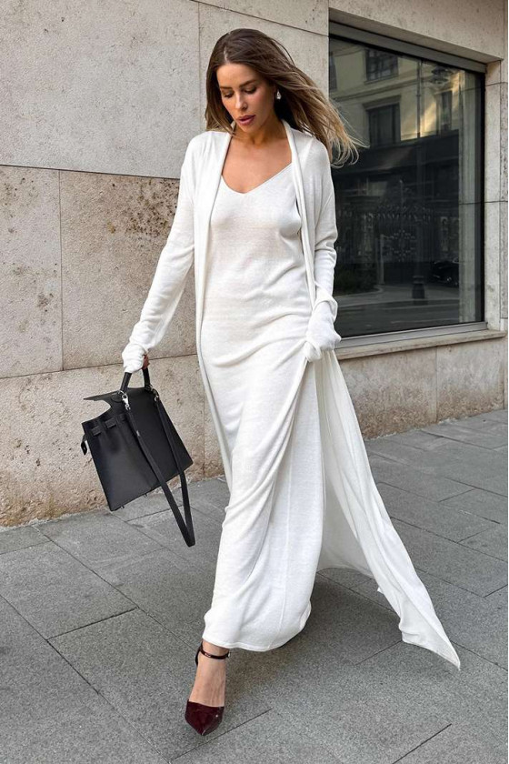 Soft Knit Luxe Set in White