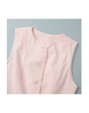 Noemie Button Front Rose Skirt Set