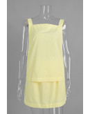 Jolin Back Tie Skirt Set