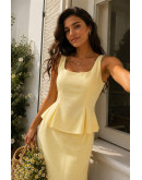 Eleni Peplum Skirt Set