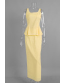 Eleni Peplum Skirt Set