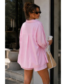 Relaxed Stripe Shirt Set