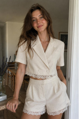 Lace Hem Resort Set
