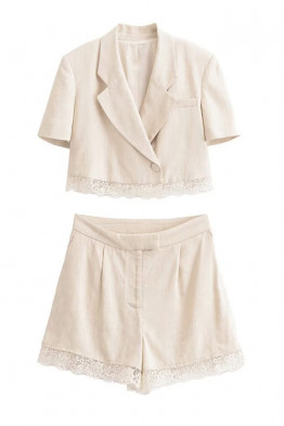 Lace Hem Resort Set