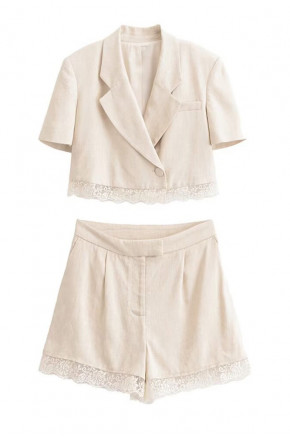 Lace Hem Resort Set