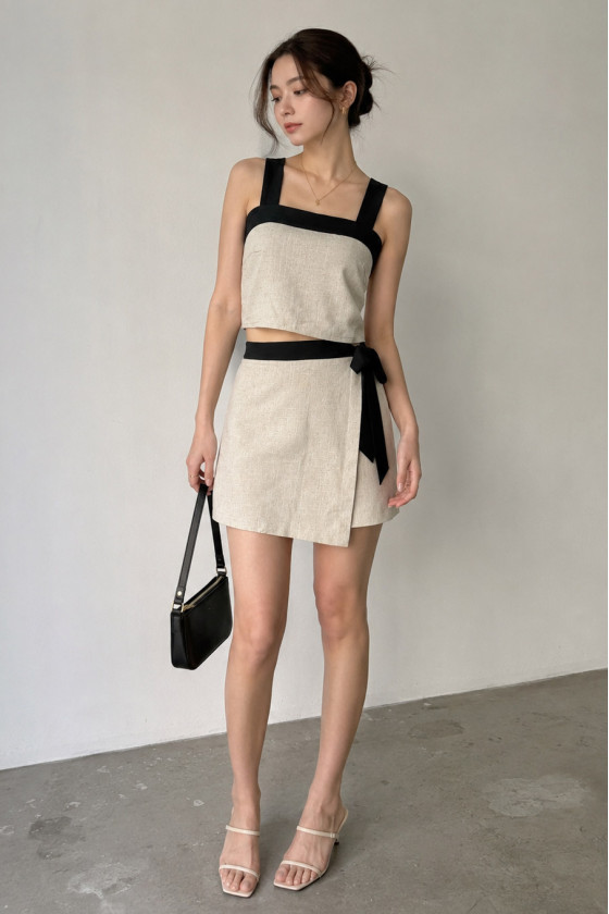 Nikoleta Square Neck Matching Set