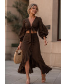 Matilde Tie Skirt Set