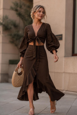 Matilde Tie Skirt Set