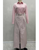 Lora Belted Maxi Skirt Set