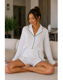 Katie Contrast Trim Lounge Set